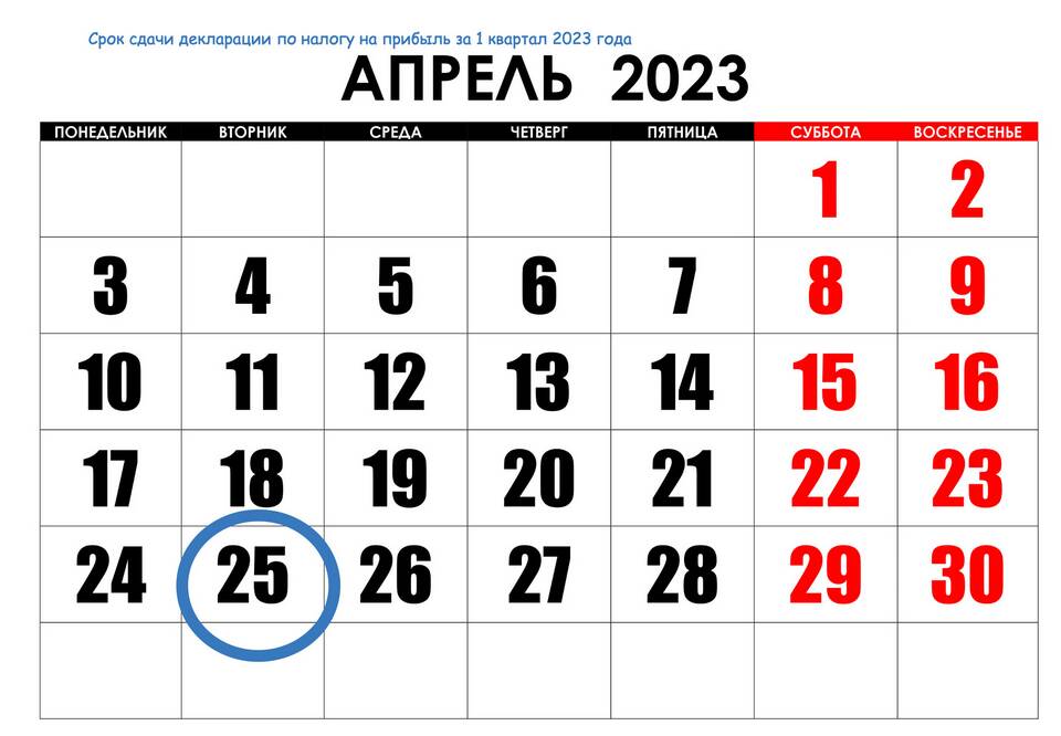 Как составить декларацию о прибыли