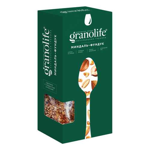 Гранола Granolife миндаль-фундук 200 г в Билла