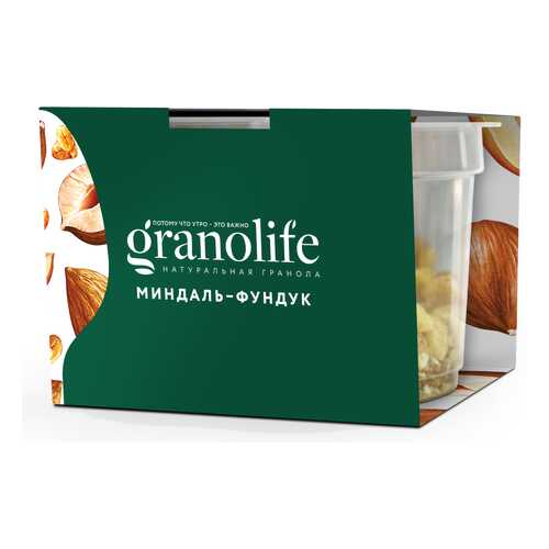 Гранола Granolife миндаль-фундук 60 г в Билла