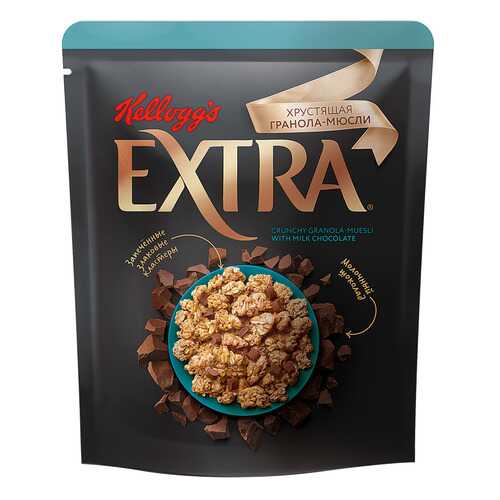 Гранола-мюсли хрустящая Kellogg's Extra с молочным шоколадом 300 г в Билла