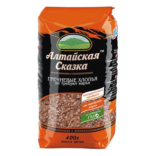 Хлопья Алтайская сказка гречневые 400 г в Билла