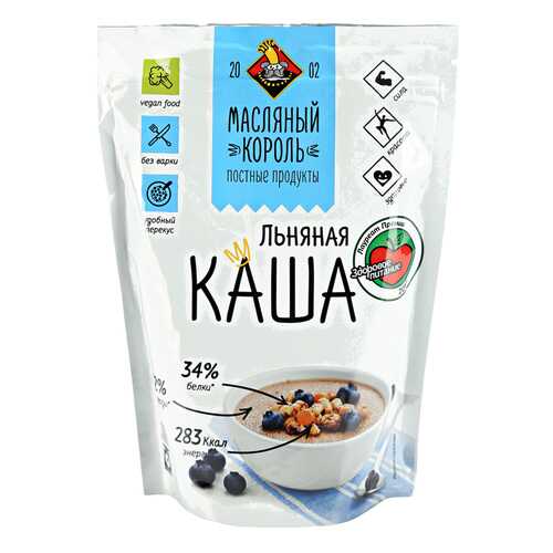 Каша Масляный Король льняная 300 г в Билла