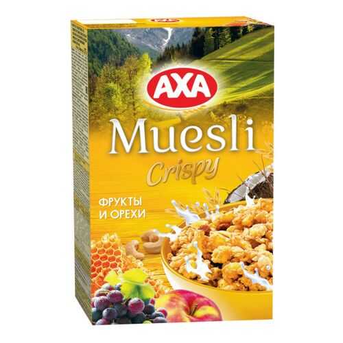 Мюсли сrispy AXA фрукты и орехи 250 г в Билла