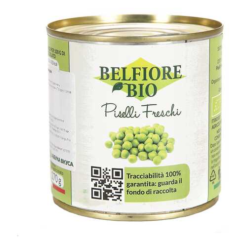 Горошек молодой Belfiore bio 340 г в Билла