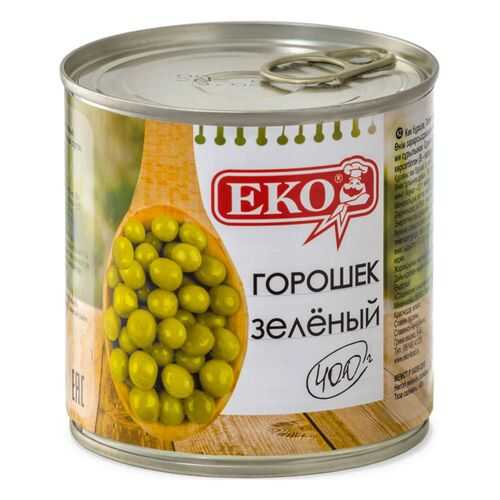 Горошек зеленый Еко из мозговых сортов 400 г в Билла