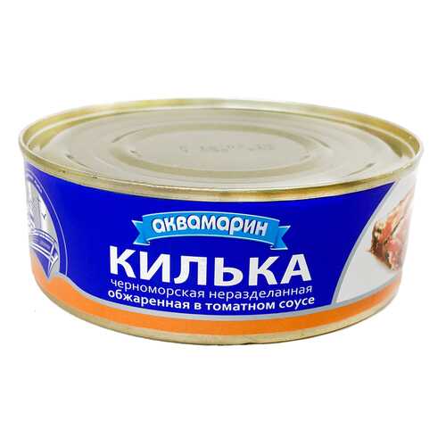 Килька черноморская неразделанная обжаренная в томатном соусе Акваиарин 240 гр. в Билла