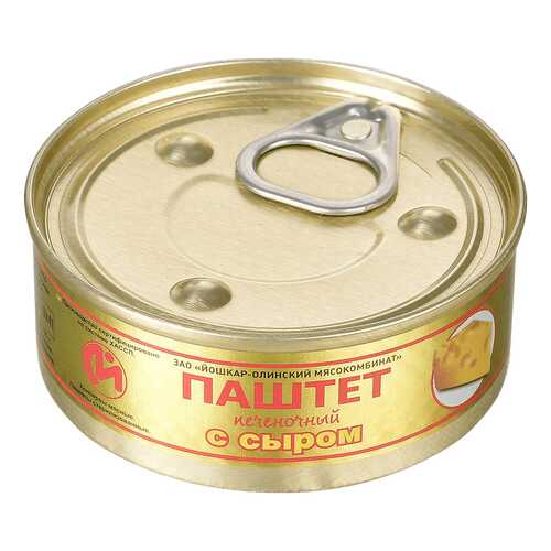 Консервы мясные ЙОМ паштет печеночный с сыром №1 100 г в Билла