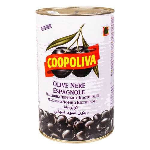 Маслины Coopoliva с косточкой 4300 г в Билла