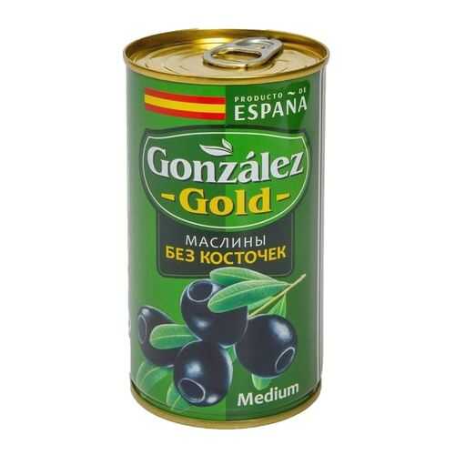Маслины Gonzalez gold medium без косточек 350 г в Билла