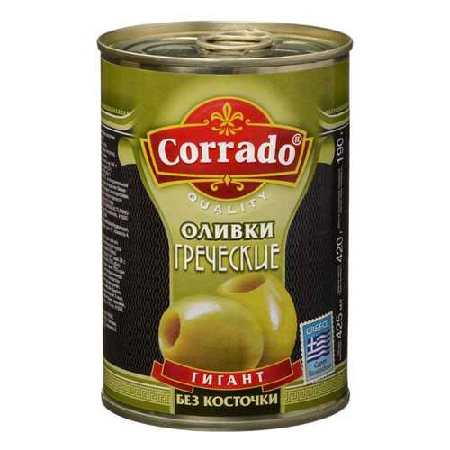 Оливки Corrado греческие гигант без косточки 420 г в Билла