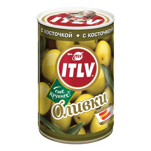 Оливки ITLV с косточкой 300 г в Билла