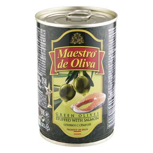 Оливки Maestro de Oliva с семгой 300 г в Билла