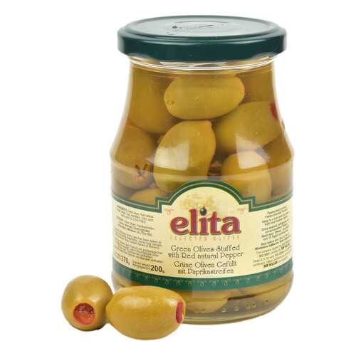 Оливки с Перцем ELITA 360 гр. (Греция) в Билла