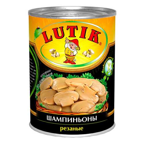 Шампиньоны Lutik резаные 425 г ж/б Китай в Билла