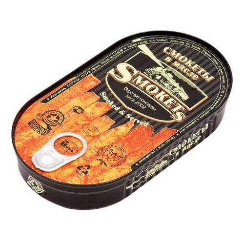 Смокеты Smoked&Served вкусные консервы в растительном масле 175 г в Билла