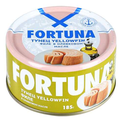 Тунец Fortuna филе в оливковом масле 185 г в Билла