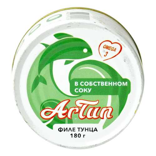 Тунец консервированный ARTUN филе в собственном соку 180 г в Билла