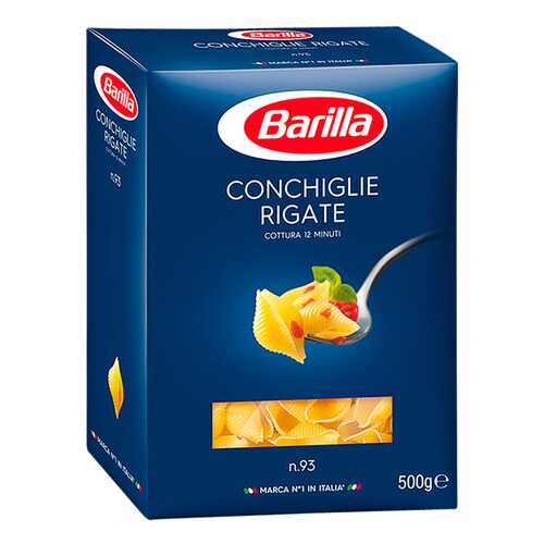 Макароны Barilla collezione конкилье ригате 500 г в Билла