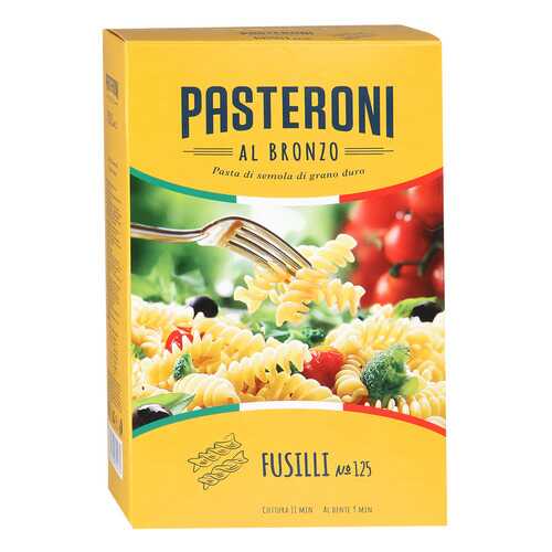 Макароны Pasteroni fuzili №125 спиральки 450 г в Билла