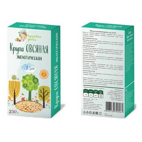 Овес Здоровые детки крупа 300 г в Билла