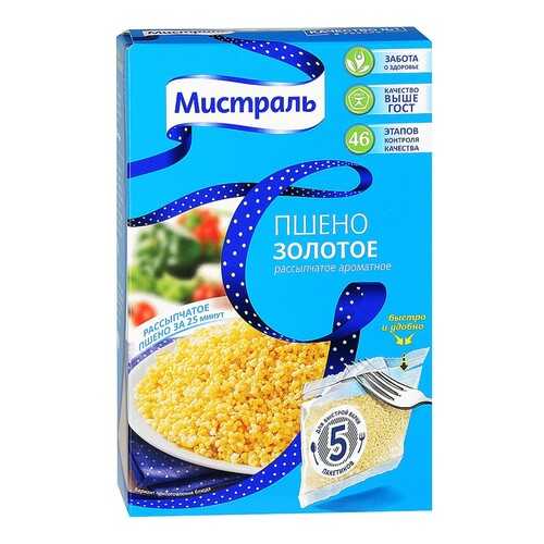 Пшено Мистраль Золотое 5пак*80г в Билла
