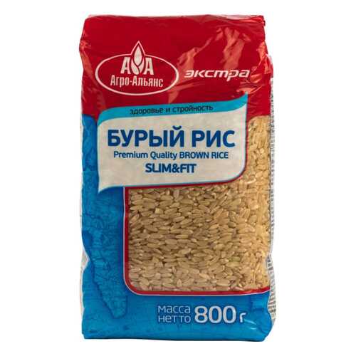 Рис Агро-Альянс бурый 800 г в Билла