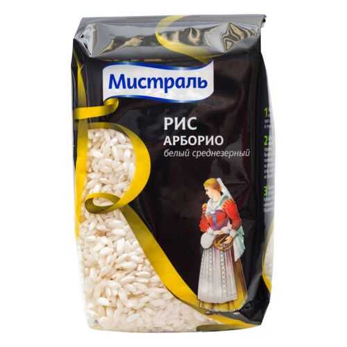 Рис Мистраль арборио белый среднезерный 500 г в Билла