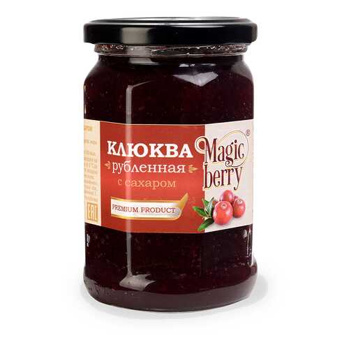 Клюква Magic Berry рубленная с сахаром 320г Беларусь в Билла