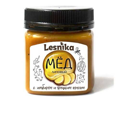 Мед Lesnika липовый с имбирем и грецким орехом 250гр. в Билла