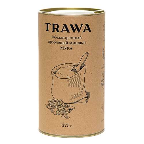 Мука из обезжиренного миндаля Trawa 375 г в Билла