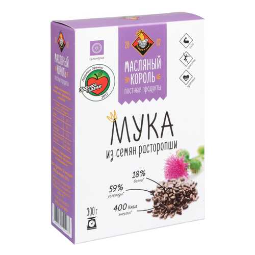 Мука Масляный Король из семян расторопши 300 г в Билла
