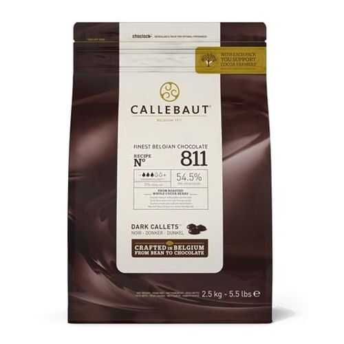 Шоколад темный Callebaut 54.5% какао (811-RT-U71) 2.5 кг в Билла
