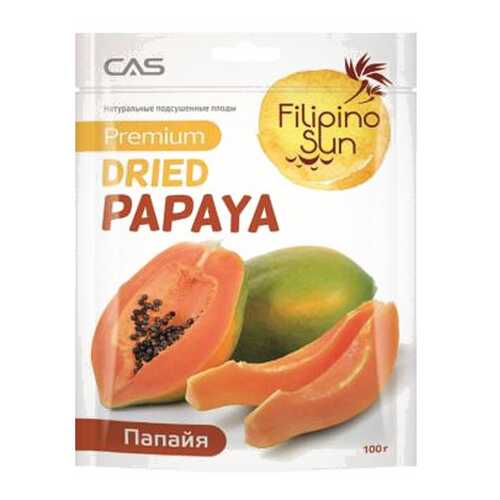 Папайя Filipino Sun сушеные плоды 100 г в Билла