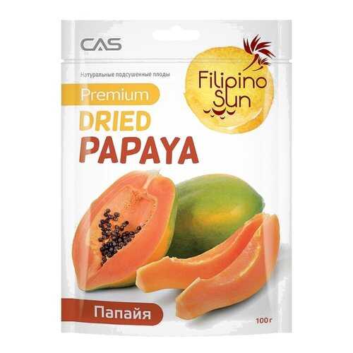 Плоды папайи сушеные Filipino Sun 100 г в Билла