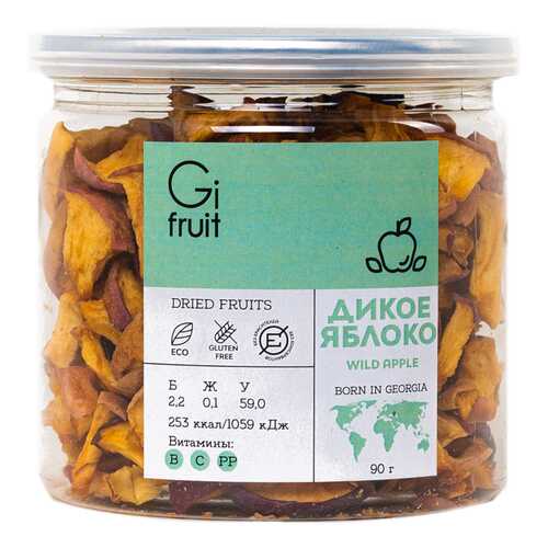 Сушеное дикое яблоко GIFRUIT 90 г в Билла