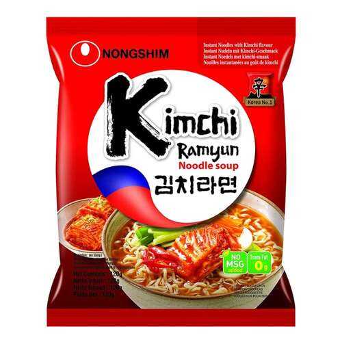 Лапша быстрого приготовления Кимчи Рамен Nongshim 120 г в Билла