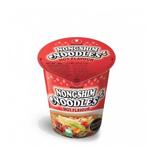 Лапша быстрого приготовления Nongshim с перцем стакан 65 г в Билла