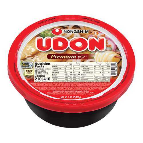 Лапша быстрого приготовления Удон Nongshim, чашка 276 г в Билла