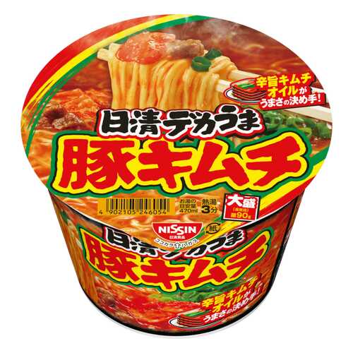 Лапша Nissin со вкусом Кимчи 103 г в Билла