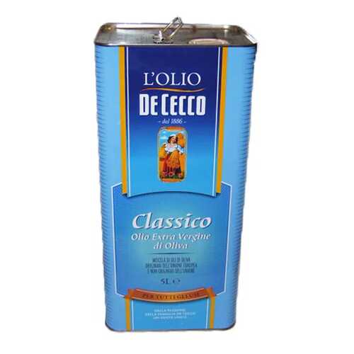 Масло De Cecco classico extra virgine оливковое нерафинированное 5 л в Билла