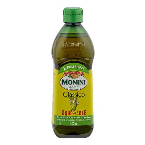Масло Monini Classico оливковое нерафинированное 0.45 л в Билла
