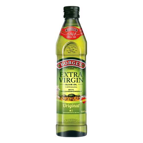 Масло оливковое Borges extra virgin вкус средиземноморья 500 мл в Билла