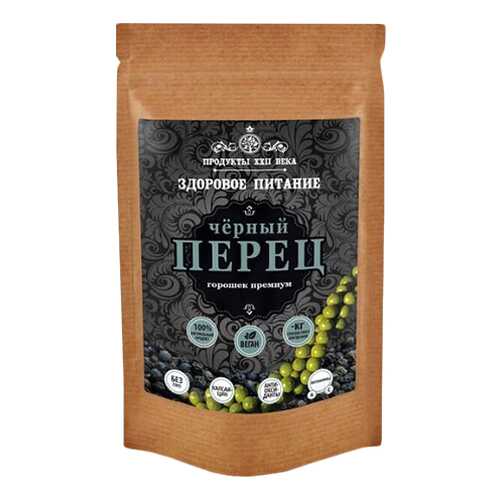 Перец черный Продукты XXII века горошек премиум 50 г в Билла