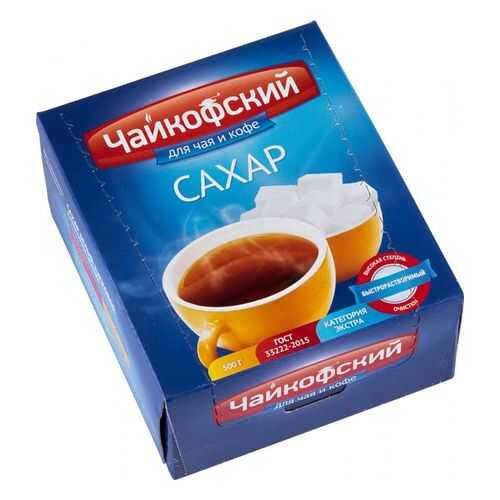 Сахар Чайкофский белый кусковой 500 г в Билла