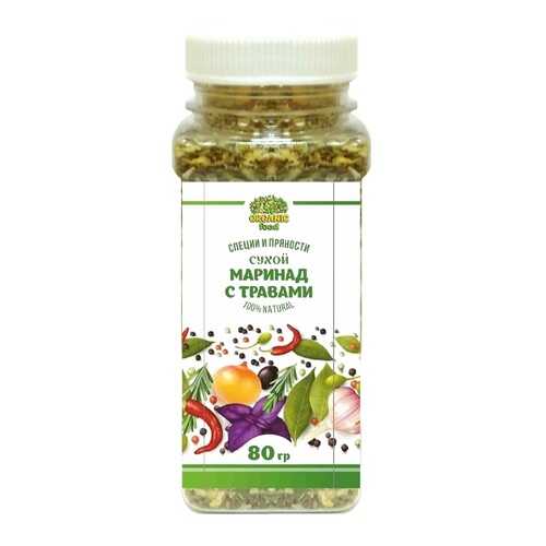 Сухой маринад Organic food с травами 80 г в Билла