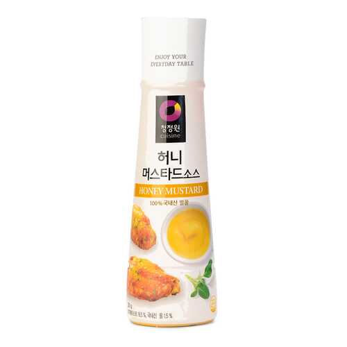 Соус Daesang Горчичный с мёдом к куриным крылышкам и мясу на гриле, 320 г, Южная Корея в Билла