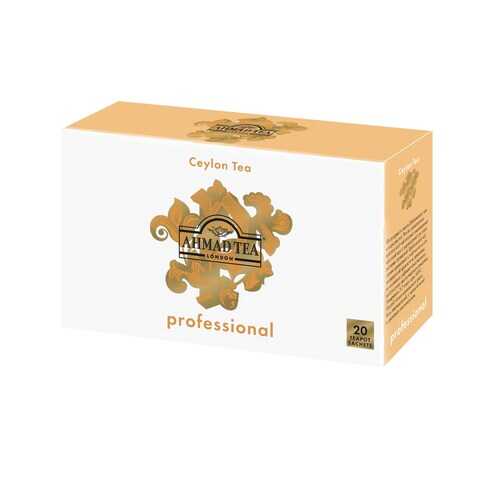 Чай Ahmad Tea Professional Цейлонский OP чёрный, листовой, в пакетах для чайников, 20х5г в Билла