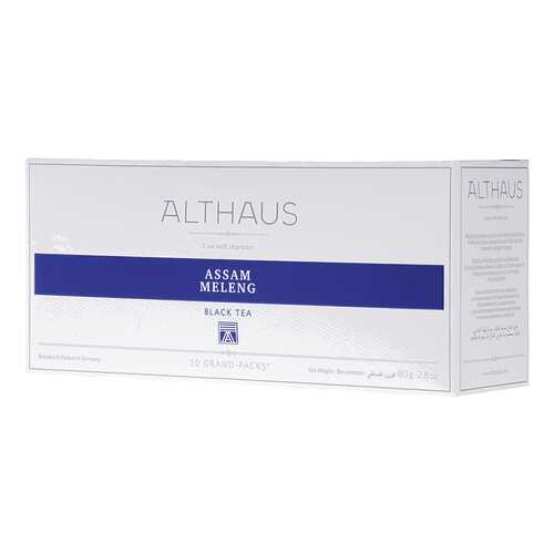 Чай Althaus Assam Meleng черный байховый в пакетиках 20*4 г в Билла