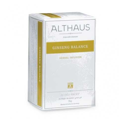 Чай Althaus Ginseng Balance Deli Pack 20*1.75 г в Билла