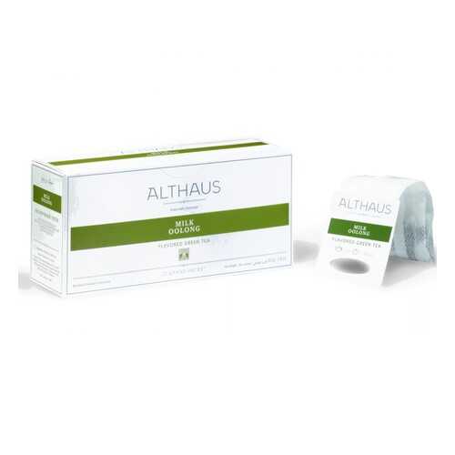 Чай Althaus Milk Oolong, зелёный с добавками, 20 пакетиков в Билла